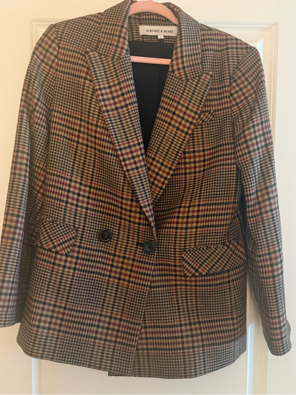 Veronica Beard Sevyn Plaid Dickey Jacket size 10 NWOT